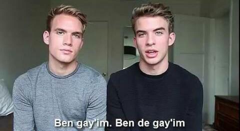 Eşcinsel erkekler çok yakışıklı oluyor😍