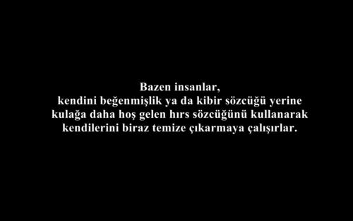 Egoist Kızlardan Uzak Durun !