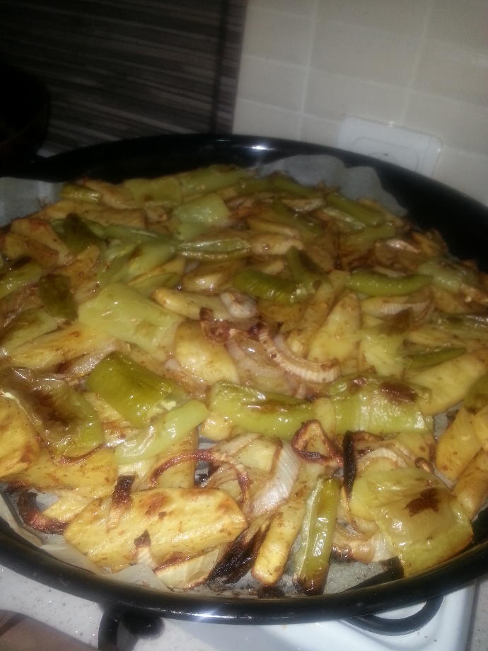 Fırında (baharatlı) Patates Kızartması
