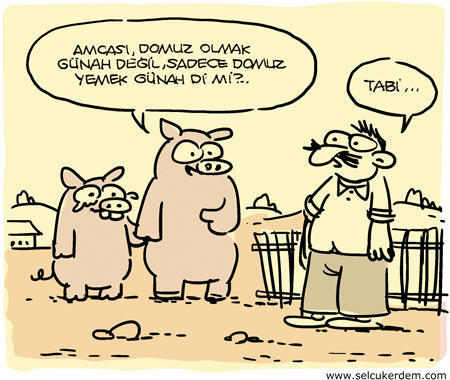 Domuz Eti Yemekten Korktuğumuz Kadar, Kul Hakkı Yemekten Korkmuyoruz..!