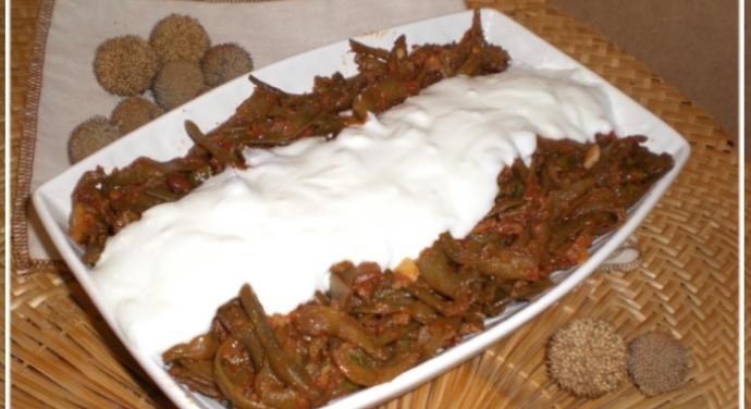 Kurutulmuş Zeytin Yağlı Taze Fasulye