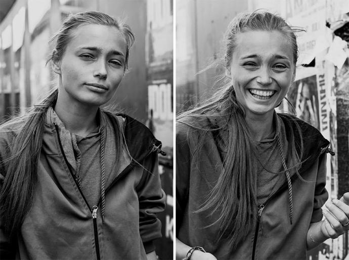 İnsanların Fotoğraflarda Öpücükten Öncesi ve Sonrasında Verdiği Tepkiler