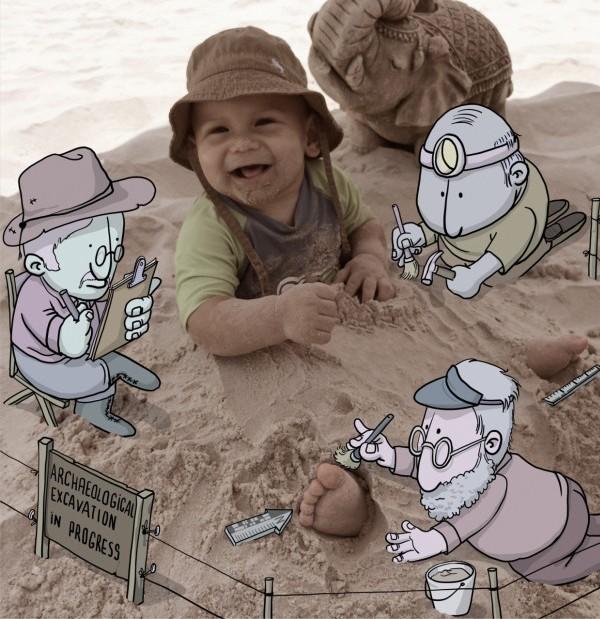Karikatür ve Fotoğrafları Birleştirerek Ortaya Birbirinden Komik Anlar Çıkaran Sanatçıdan 6 Görsel!