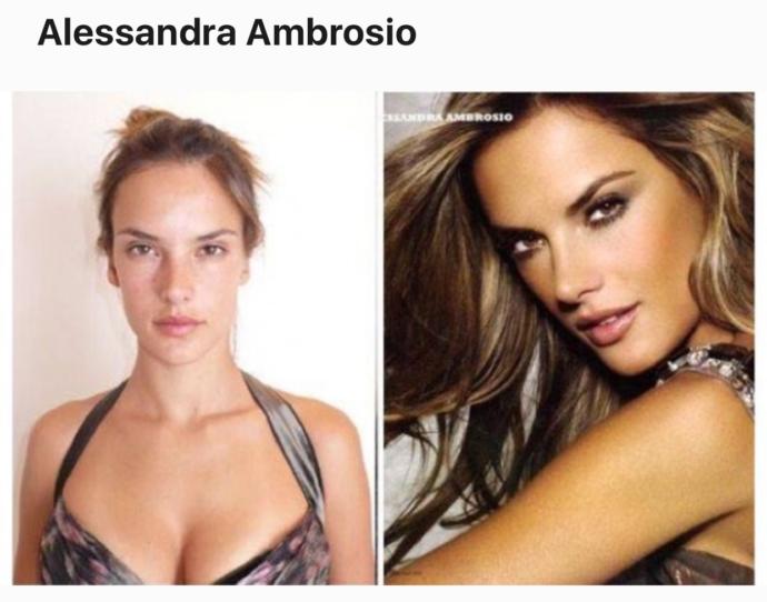 Victoria Secret Mankenlerinin Birbirinden Güzel Makyajsız Halleri!