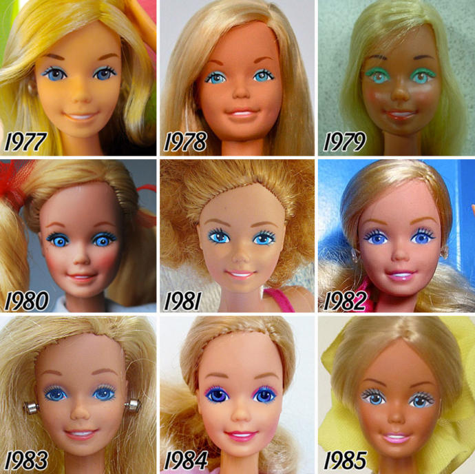 İşte Barbie Bebeklerin 60 Yıllık Evrimi!