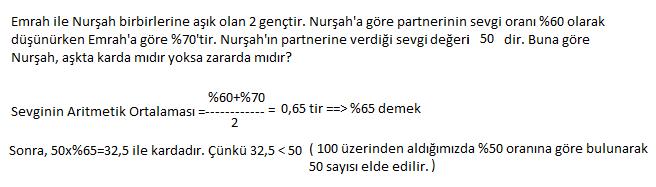 Aşk Matematik Problemleri Gibidir, Ya Kar Elde Edersin Ya Zarar!
