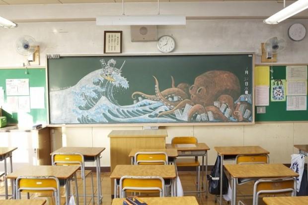 Kara Tahtayı Eğlenceli Hale Dönüştüren Öğrencilerin Ortaya Çıkardığı 7 Sanat Eseri