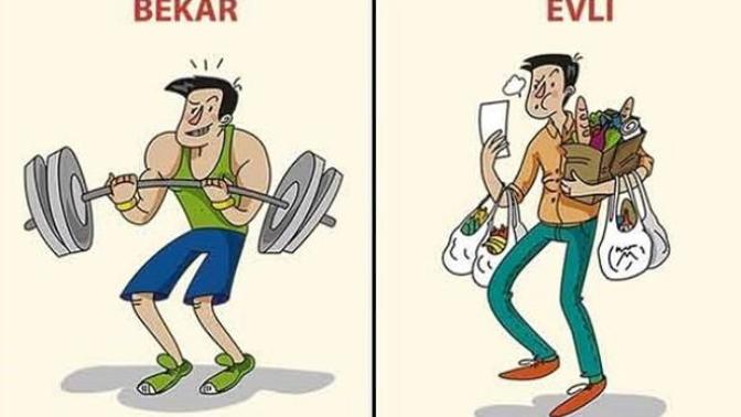 Erkeğin Evlendikten Sonra Çileye Dönüşen Hayatını Anlatan 7 Görsel