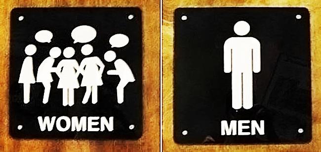 Tuvaletler İçin Yapılan İlginç Cinsiyet Ayrımı Levhaları Görenleri Şaşkına Çeviriyor!