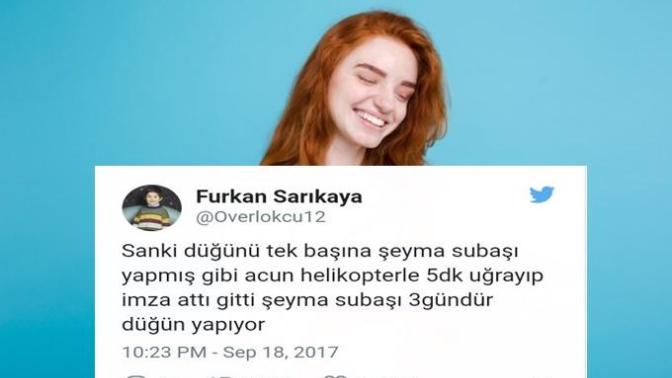 Şeyma Subaşı ve Acun Ilıcalı Düğünü Sonrası Paylaşılan Birbirinden Komik 5 Twit