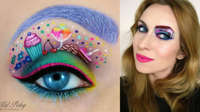 Eyeliner Çekemeyen Kızlara İnat, Her Makyajı Ayrı Bir Hikaye Anlatan Kadın! 