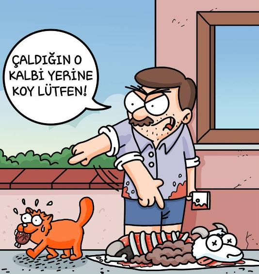 Anlamlı Çizimler Yapan Yunus Emre Gündüz'ün Dikkat Çeken Bazı Karikatürleri!