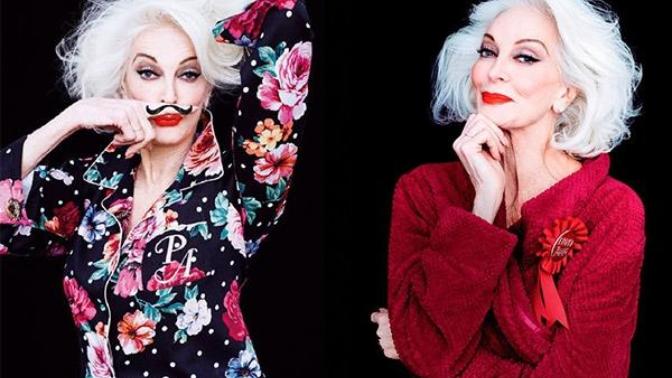 Dünyanın En Yaşlı Mankeni Carmen Dell Orıfice ile Güzellik Sınırlarını Zorlamaya Var mısınız?