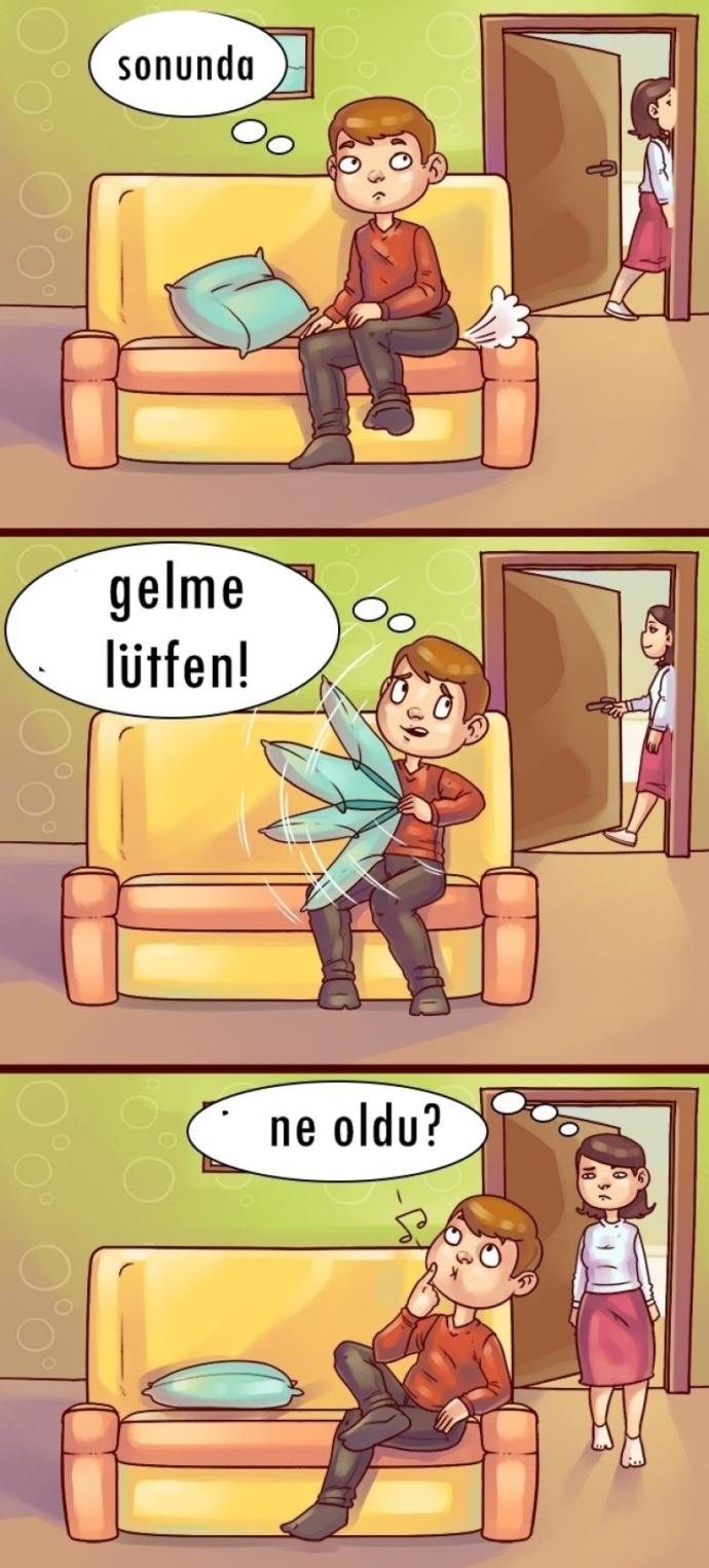 Herkesin Gizliden Gizliye Yaptığı Komiklikleri Anlatan 6 İllüstrasyon!