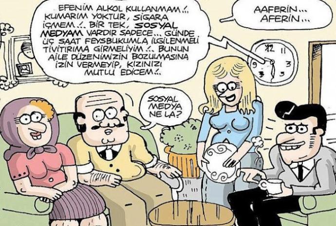 Sosyal Medya Kullanımının Hayatımızı Nasıl Etkilediğini Anlatan Karikatürler