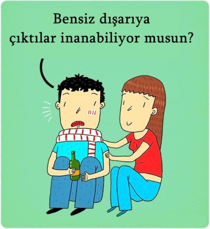 Birbirini Seven Her Çiftin İlişkilerinde Yaşadıklarını Anlatan 10 İllüstrasyon!