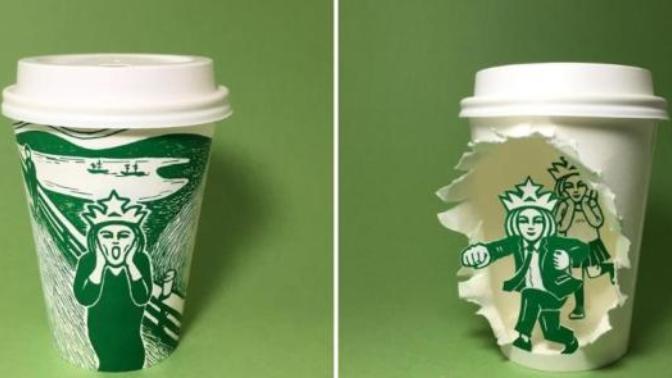Starbucks Sanatçısı Mermaid'in Gizli Yaşamı Bardaklarda Ortaya Çıkıyor!