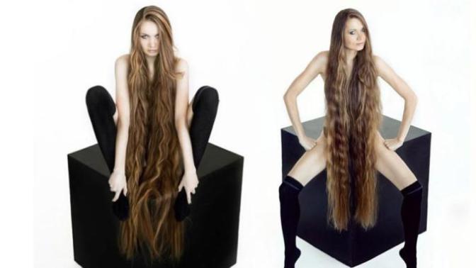 13 Yıldır Saçlarını Kesmeyen Rus Rapunzel Sosyal Medya Fenomeni Oldu!
