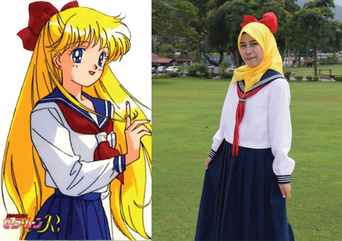 Sempatik Bir Kızın Animeleri Taklit Etmesi Sonucu Ortaya Çıkan Enfes Fotoğraf Kareleri!
