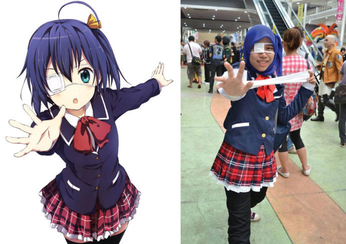 Sempatik Bir Kızın Animeleri Taklit Etmesi Sonucu Ortaya Çıkan Enfes Fotoğraf Kareleri!