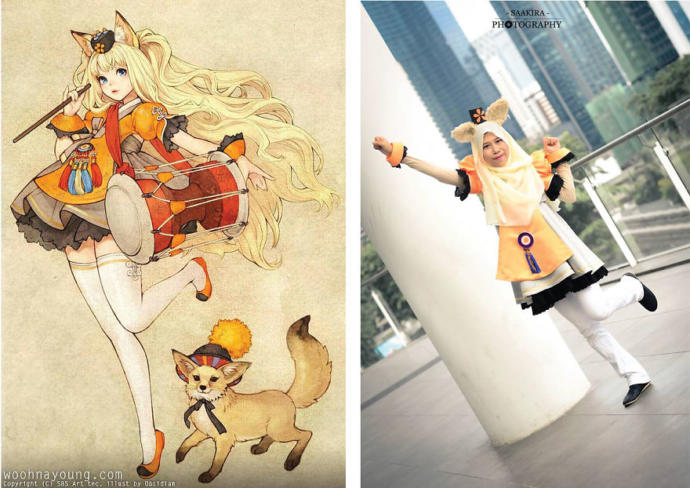 Sempatik Bir Kızın Animeleri Taklit Etmesi Sonucu Ortaya Çıkan Enfes Fotoğraf Kareleri!