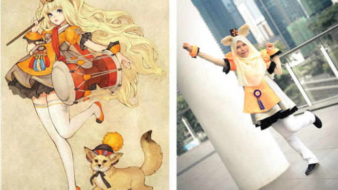 Sempatik Bir Kızın Animeleri Taklit Etmesi Sonucu Ortaya Çıkan Enfes Fotoğraf Kareleri!