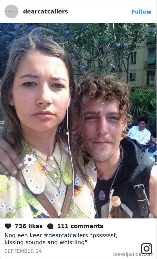 Tacizcilerle Uğraşmaktan Yorulduğu İçin Onlarla Selfie Yapan Bir Kadın: Noa Jansma!