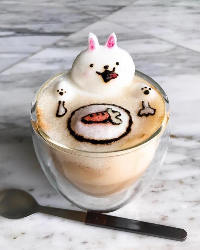 Yaptığı 3 Boyutlu Latte Sanatı ile Herkesi Büyüleyen Genç Kız: Daphne Tan!