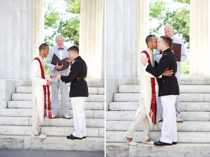 İki Eşcinselin Görkemli Nikah Töreni ve En Romantik Fotoğraf Kareleri!