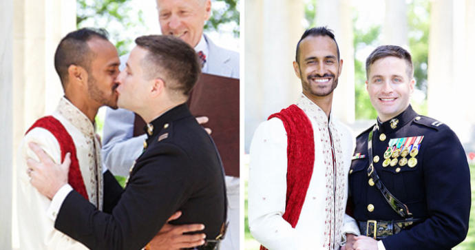 İki Eşcinselin Görkemli Nikah Töreni ve En Romantik Fotoğraf Kareleri!
