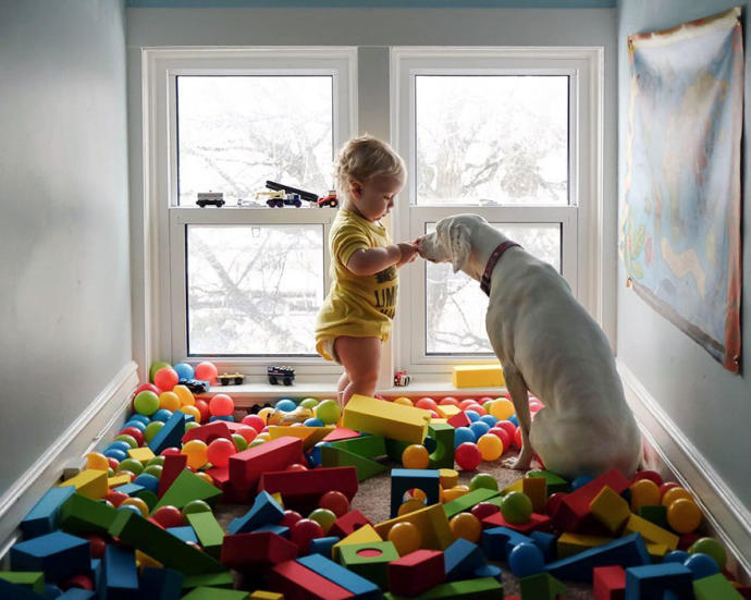 Kötü Günler Geçiren Sevimli Köpeğin Hayatını Değiştiren Bebek Arkadaşı!