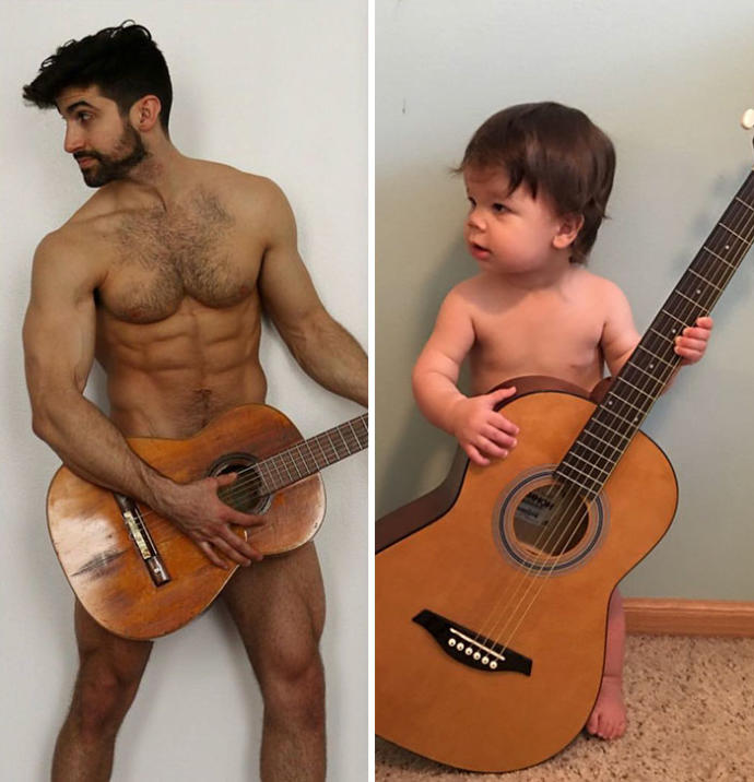 Modellik Konusunda Dayısıyla Biberon Yarıştıran Minik Model!