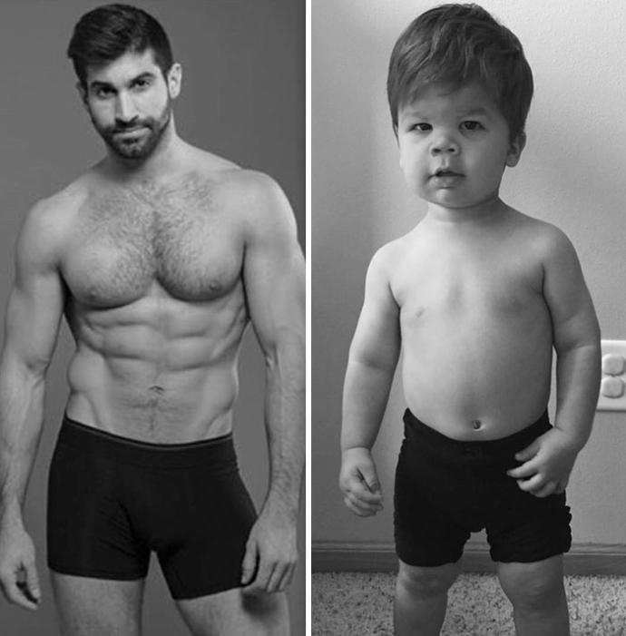 Modellik Konusunda Dayısıyla Biberon Yarıştıran Minik Model!