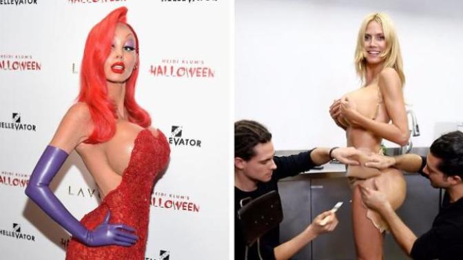 Cadılar Bayramı Kostümlerini Başka Bir Boyuta Taşıyan Heidi Klum!