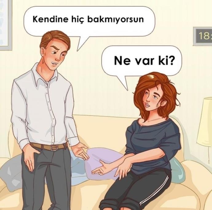 İlişkilerde Sıkça Karşılaşılan Sorunları Anlatan 7 İllüstrasyon!