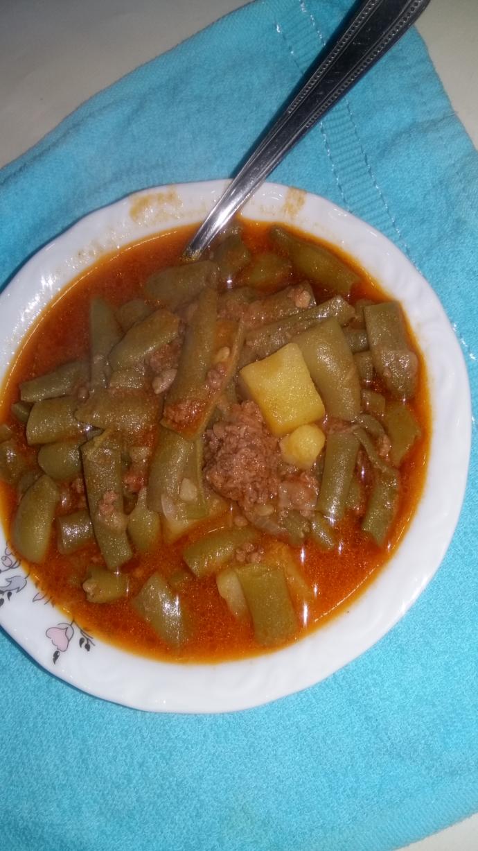 İlk Yemek Tecrübem: Kıymalı Taze Fasulye