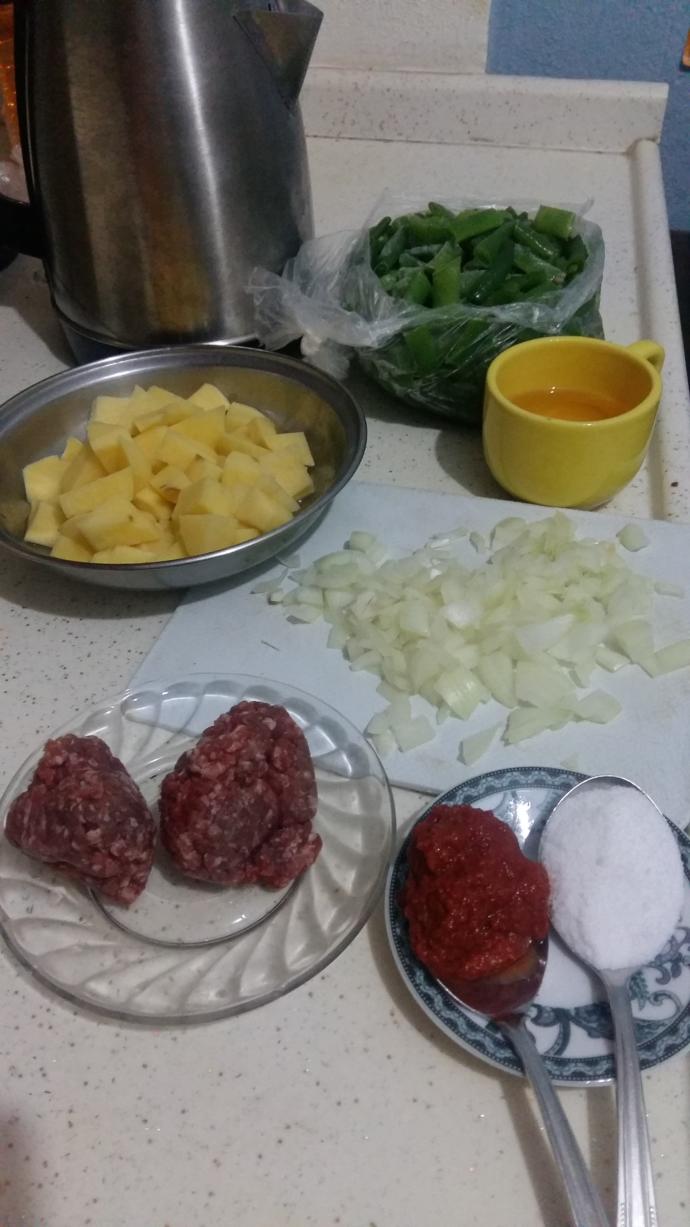İlk Yemek Tecrübem: Kıymalı Taze Fasulye