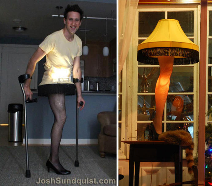 Tek Bacağıyla En Eğlenceli Halloween Kostümlerini Deneyen Bir Adam: Josh Sundguist!