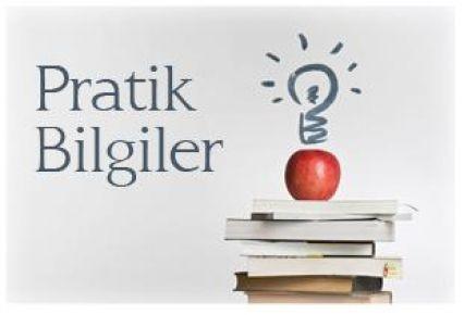 Mutfaktaki Pratik Bilgiler