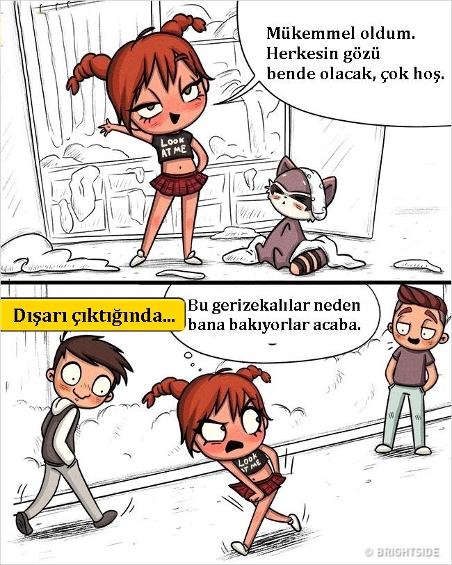 Kadınlarımızın Karmaşık Dünyasını Bizlere Anlatan 12 Eğlenceli Karikatür