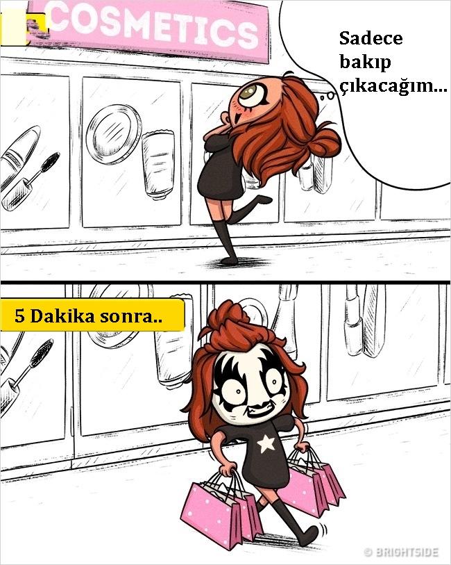Kadınlarımızın Karmaşık Dünyasını Bizlere Anlatan 12 Eğlenceli Karikatür