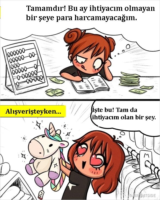 Kadınlarımızın Karmaşık Dünyasını Bizlere Anlatan 12 Eğlenceli Karikatür