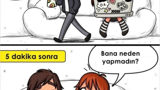 Her Kadının Kendinden Mutlaka Bir Şeyler Göreceği 7 Gülümseten Çizim