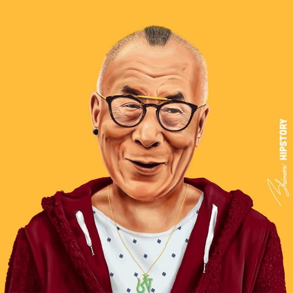 Dünyaca Ünlü Kişileri Hipster Olarak Yorumlayan İllüstrasyonlar!
