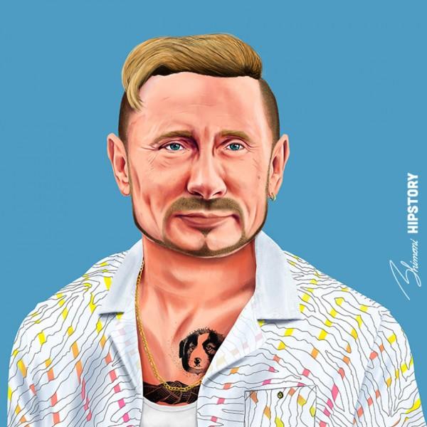 Dünyaca Ünlü Kişileri Hipster Olarak Yorumlayan İllüstrasyonlar!