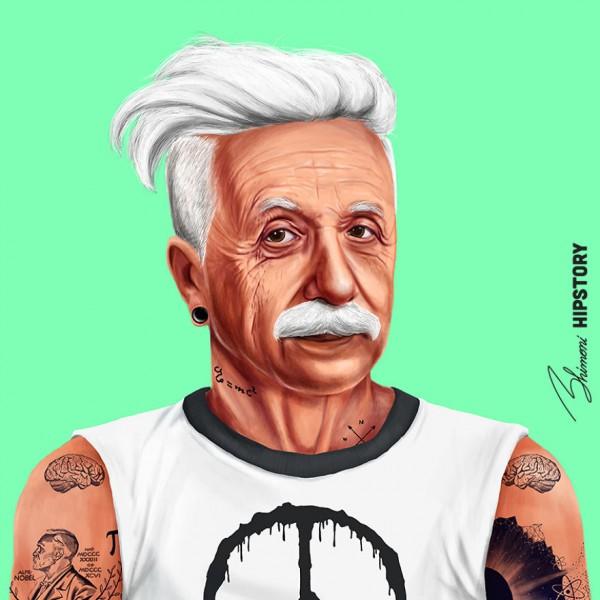 Dünyaca Ünlü Kişileri Hipster Olarak Yorumlayan İllüstrasyonlar!