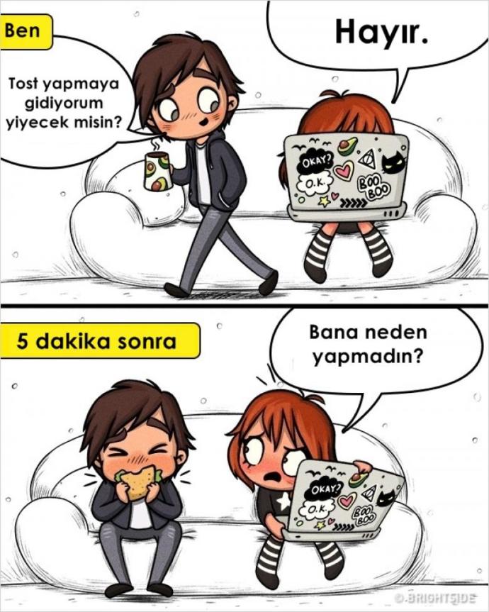 "Bu Kesinlikle Ben" Diyeceğiniz Kadınları Anlatan Çok Haklı İllüstrasyonlar!