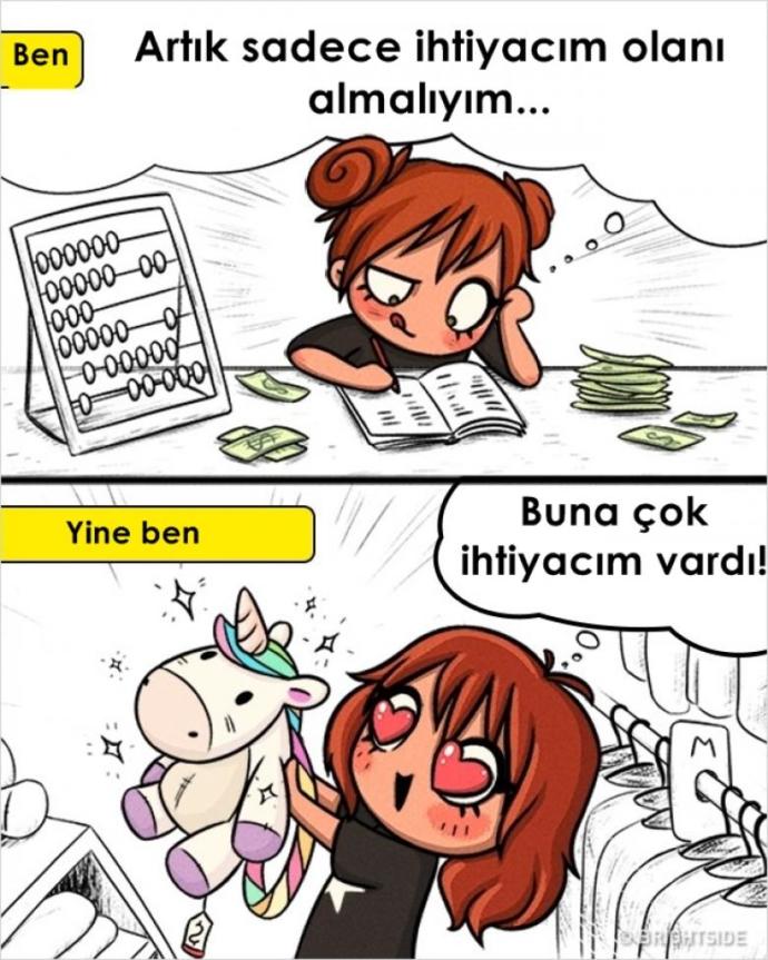"Bu Kesinlikle Ben" Diyeceğiniz Kadınları Anlatan Çok Haklı İllüstrasyonlar!