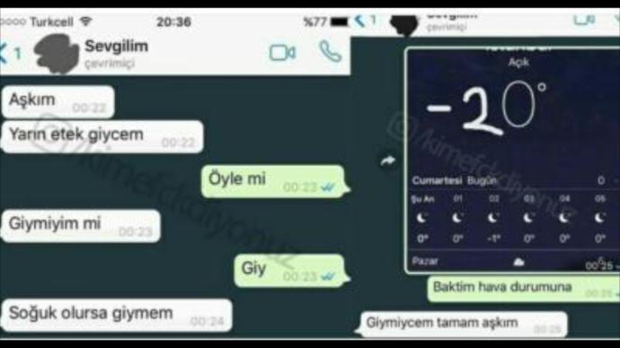 Hangi Kafa ile Yazıldığı Bilinmeyen WhatsApp Mesajları!