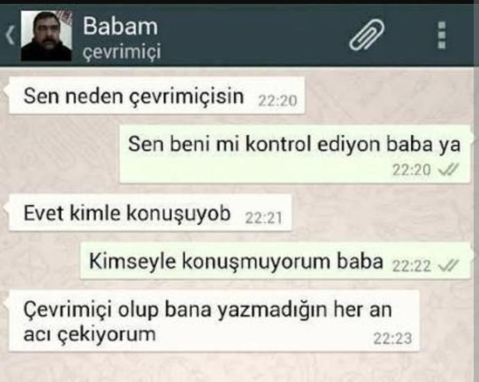 Hangi Kafa ile Yazıldığı Bilinmeyen WhatsApp Mesajları!